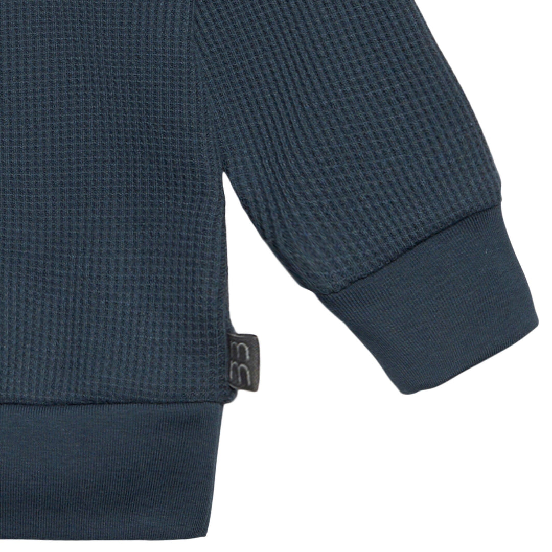 2-Piece Baby Boys Navy Hoodie and Pant Set