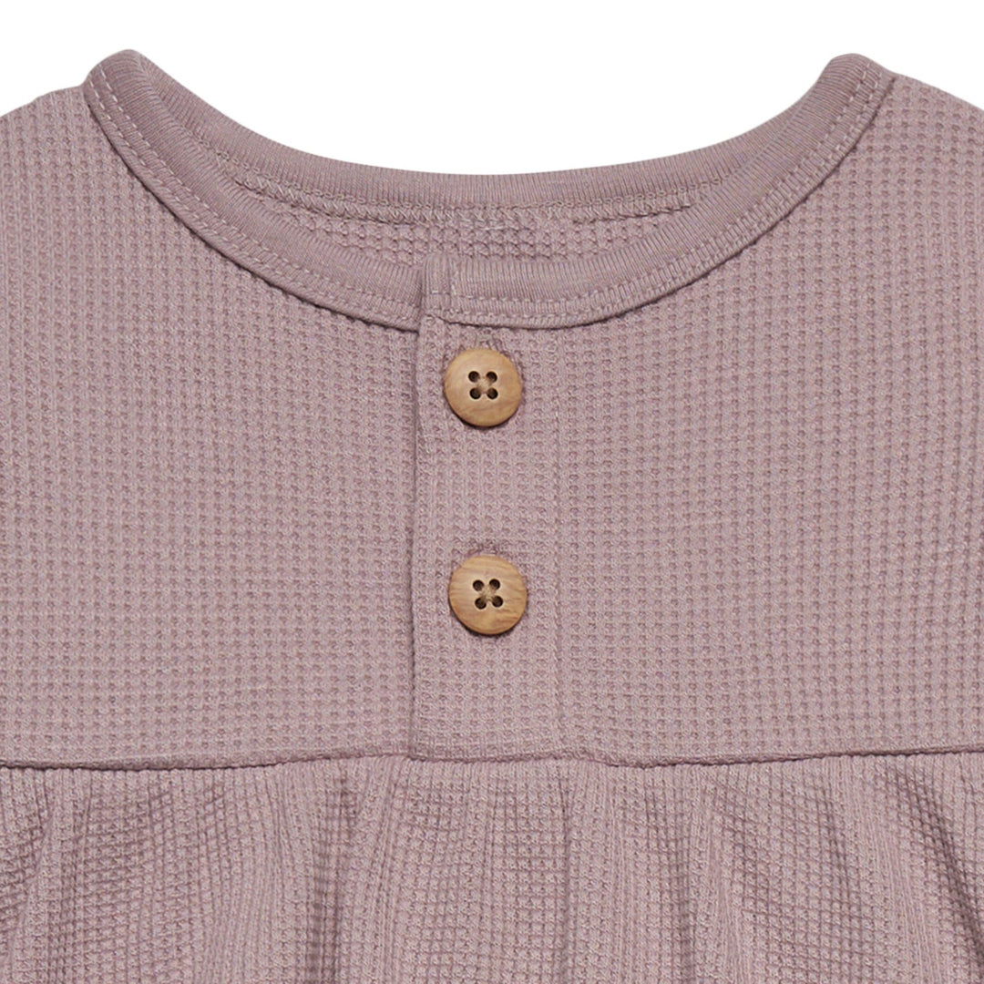 2-Piece Baby Girls Medium Lilac Dress Set