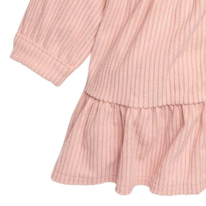 2-Piece Baby Girls Peach Dress Set