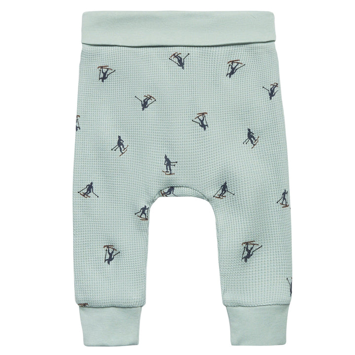 2-Piece Baby Neutral Blue Skier Bodysuit and Pant Set