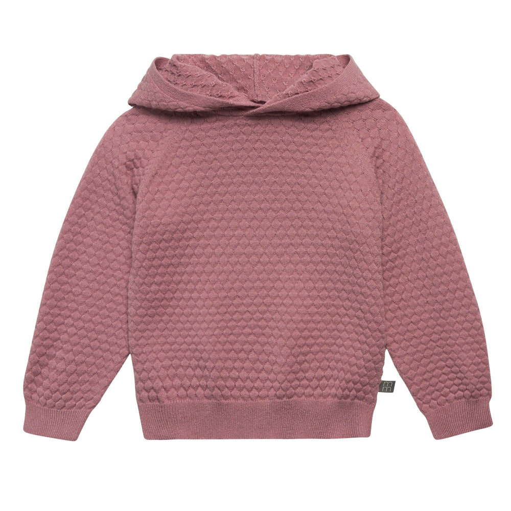 2-Piece Infant & Toddler Girls Rose Sweater Knit Hoodie Set