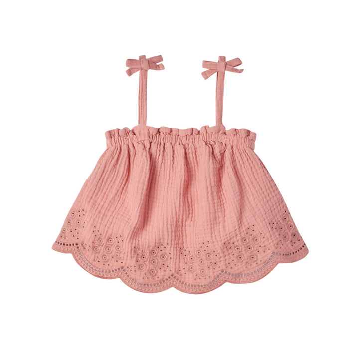 2-Piece Infant & Toddler Girls Pink Top & Short Set