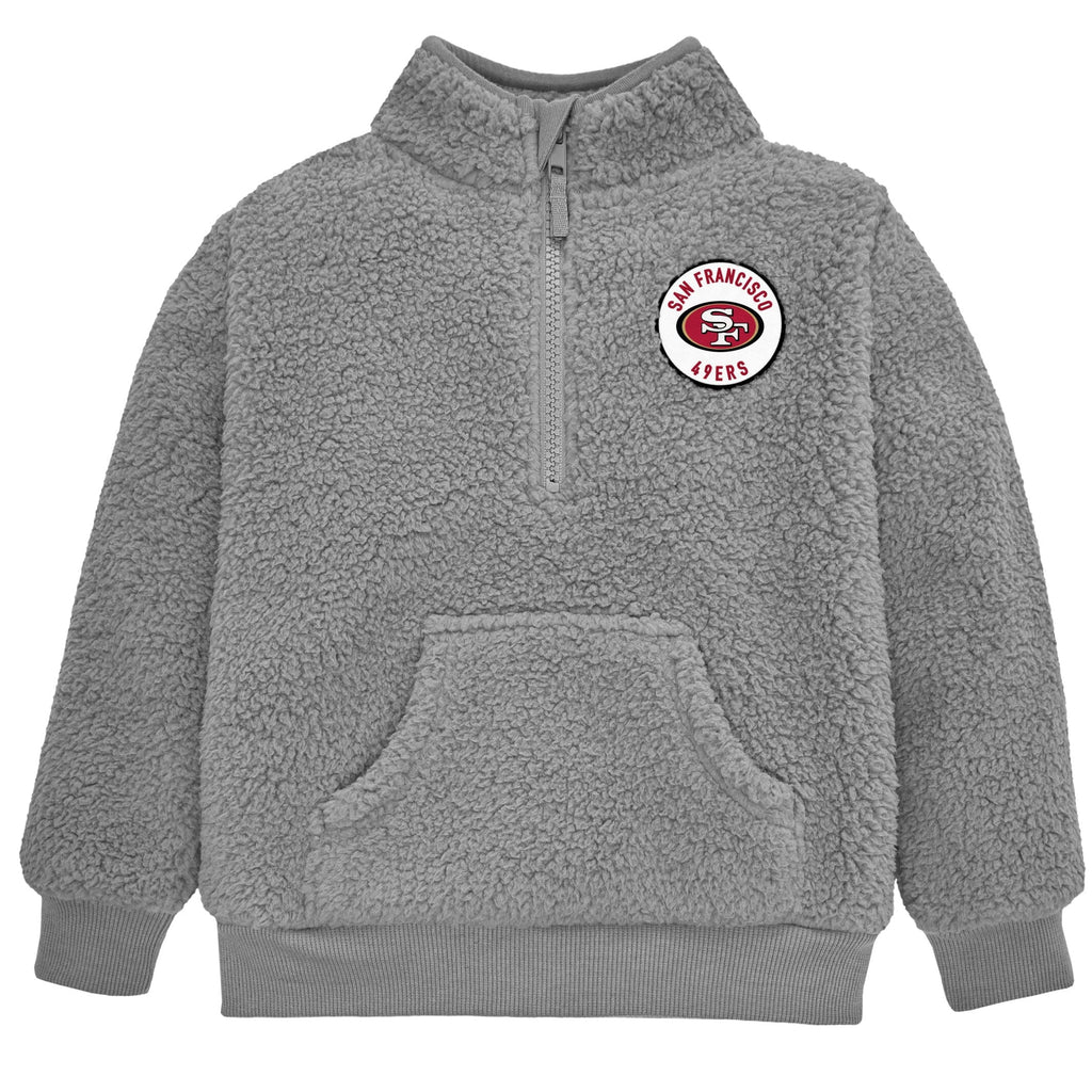 Infant & Toddler San Francisco 49ers 1/4 Zip Sherpa Top – Gerber