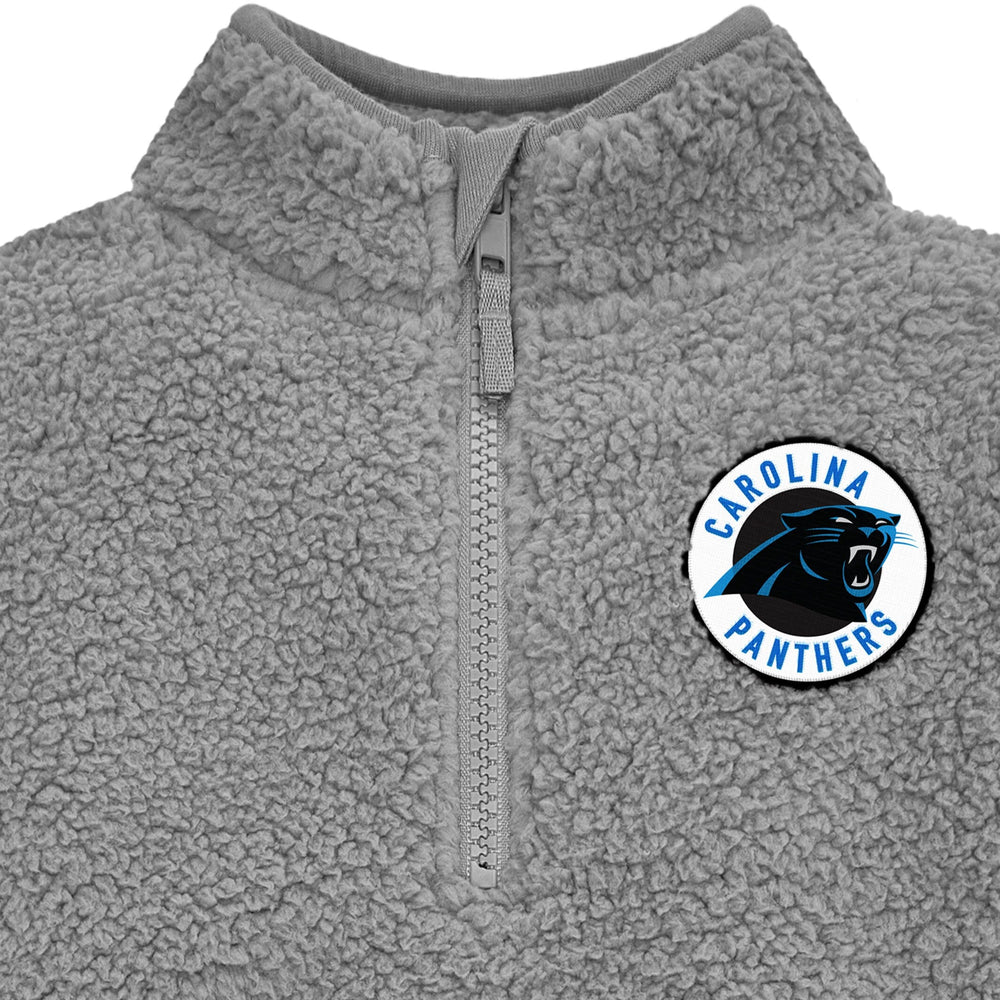 Infant & Toddler Boys Panthers 1/4 Zip Sherpa Top