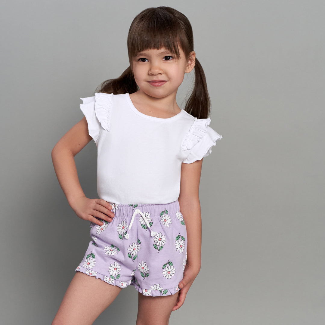 CM-Kid girls underpants briefs girls short, 1 x flower, 122 : :  Fashion
