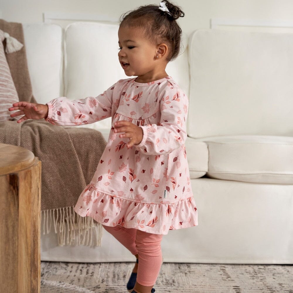 2-Piece Baby & Toddler Girls Leaves Dress & Legging Set – Gerber