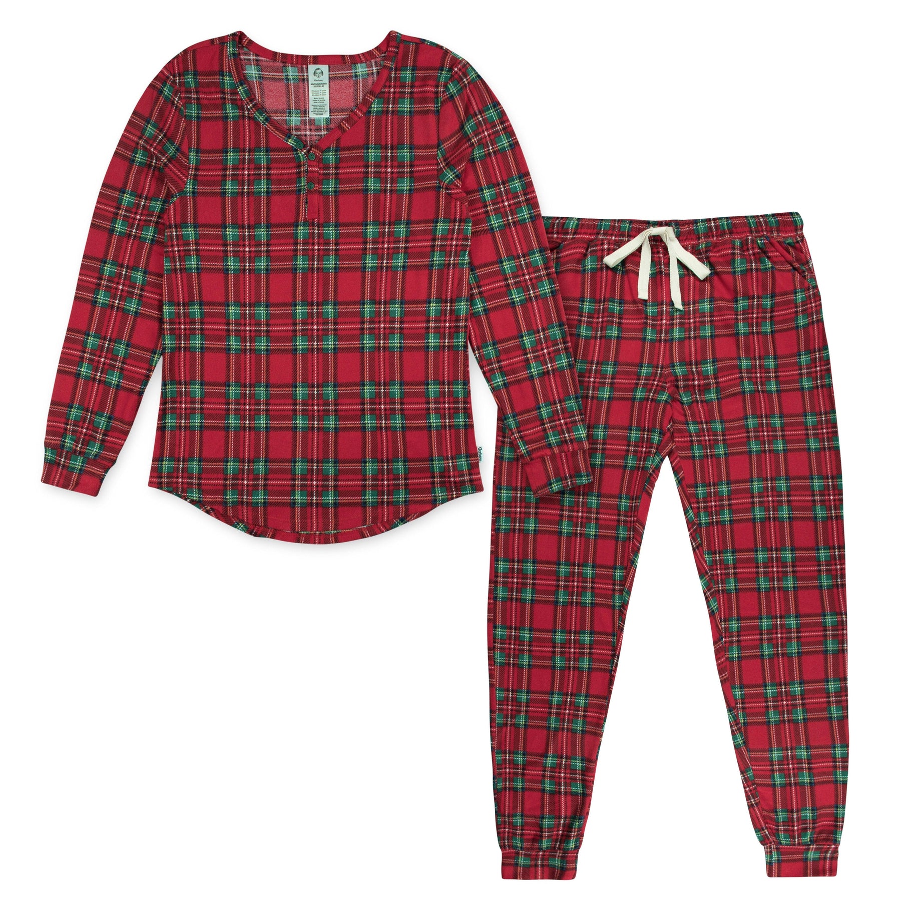 2-Piece Women's Stewart Plaid Hacci Pajama Set – Gerber Childrenswear