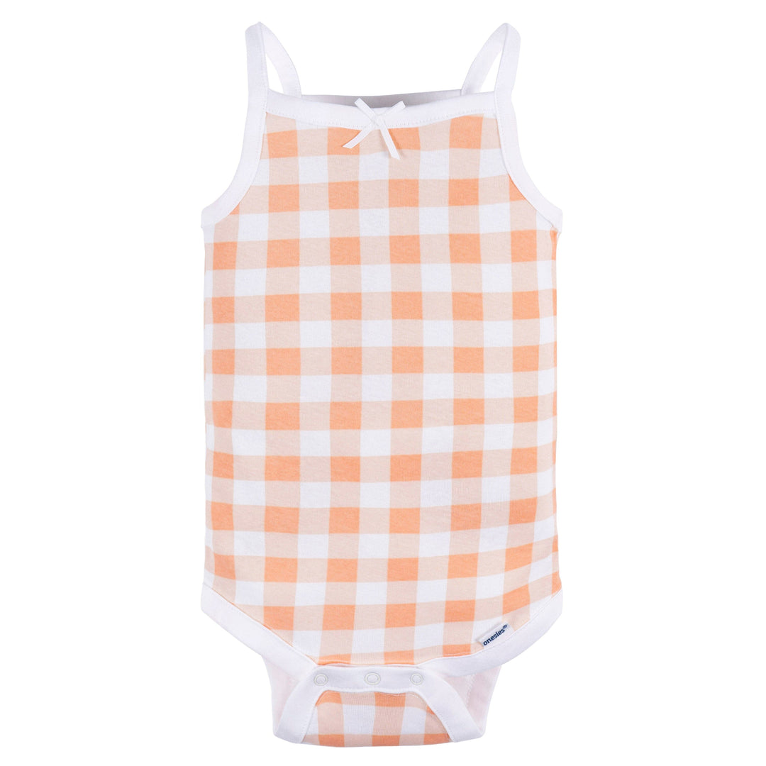 4-Pack Baby Girls Picnic Onesies® Bodysuits