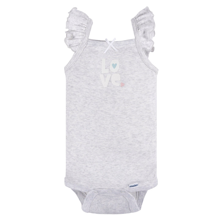 4-Pack Baby Girls Seaside Onesies® Bodysuits