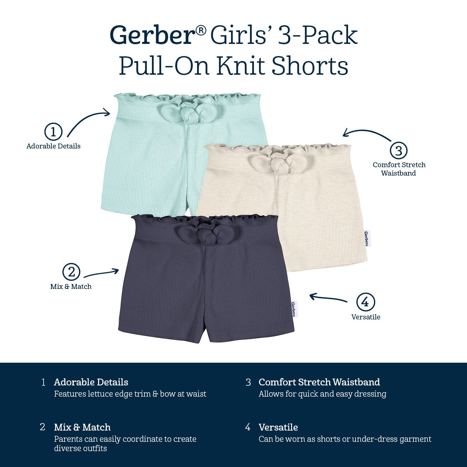 Under dress shorts for toddlers sales