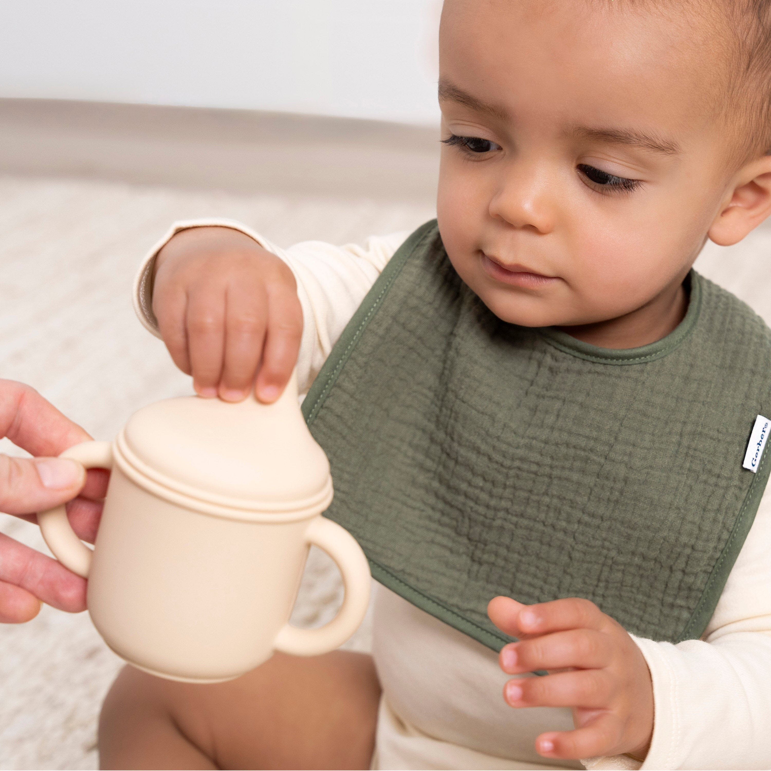 Modern shops baby teething bibs