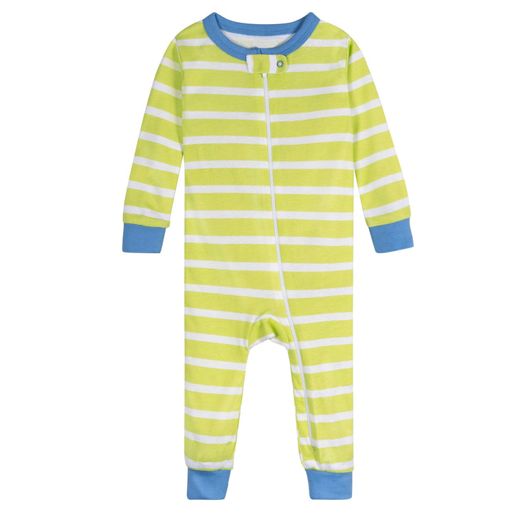 3-Pack Baby Boys Dinos Snug Fit Footless Pajamas