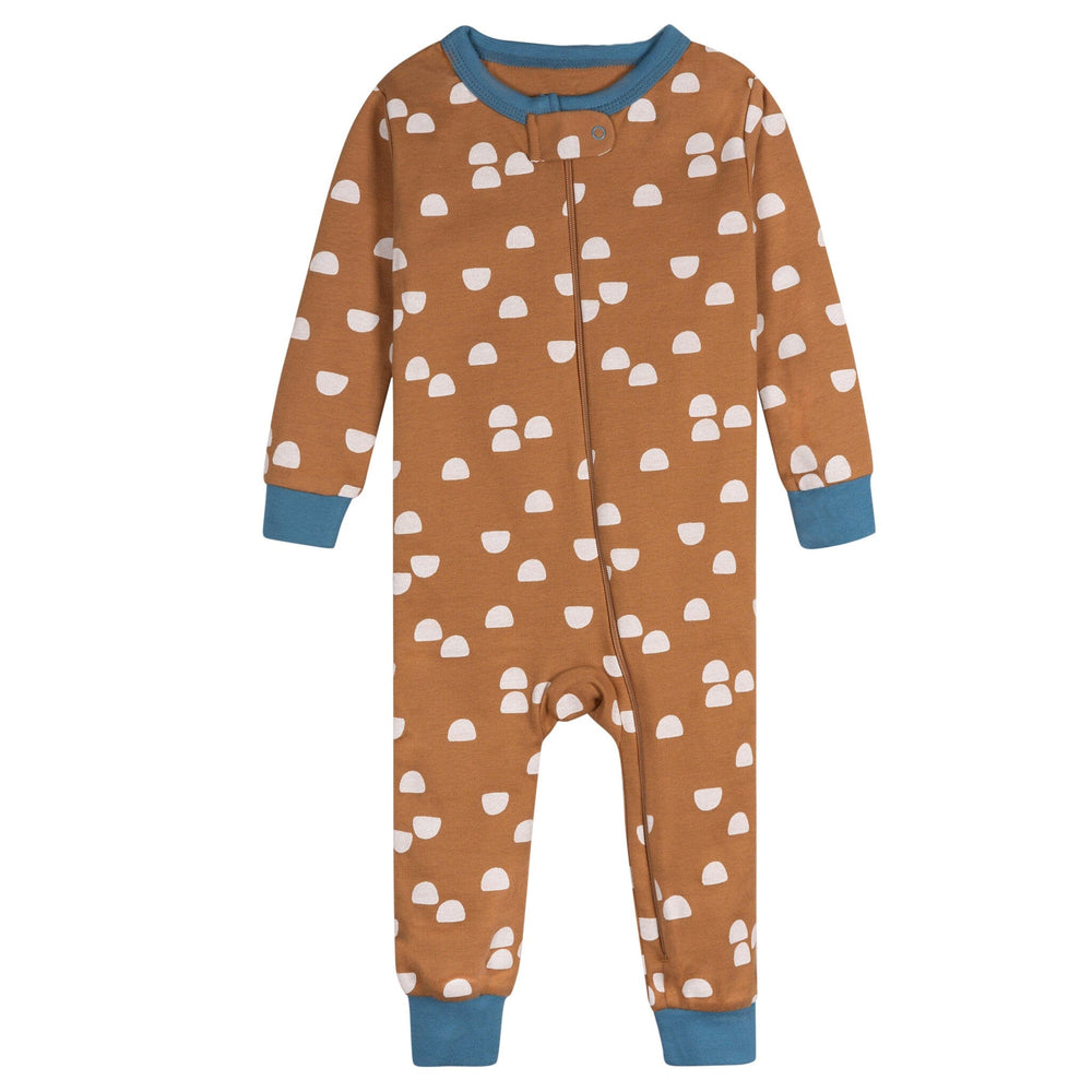 3-Pack Baby Boys Safari Snug Fit Footless Pajamas