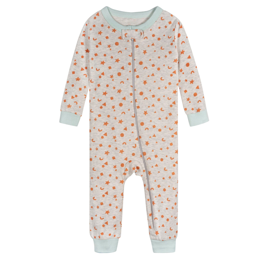 3-Pack Baby Neutral City Sunset Snug Fit Footless Pajamas