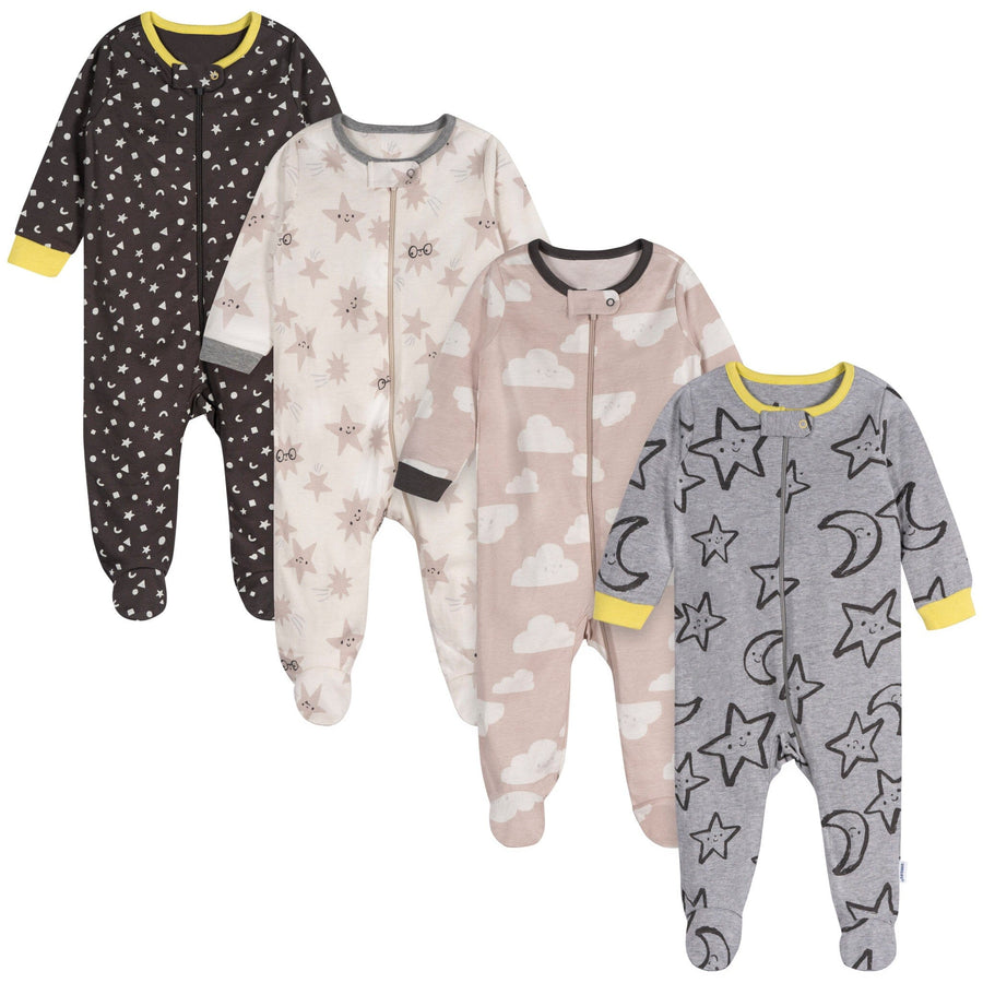 4-Pack Baby Neutral Up In The Sky Sleep 'N Plays