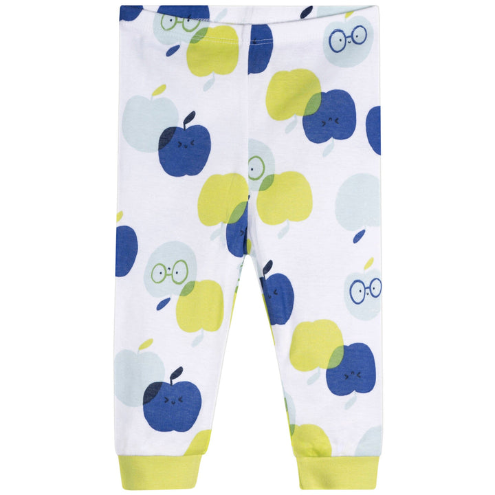 4-Piece Baby Boys Apples Pajamas Sets