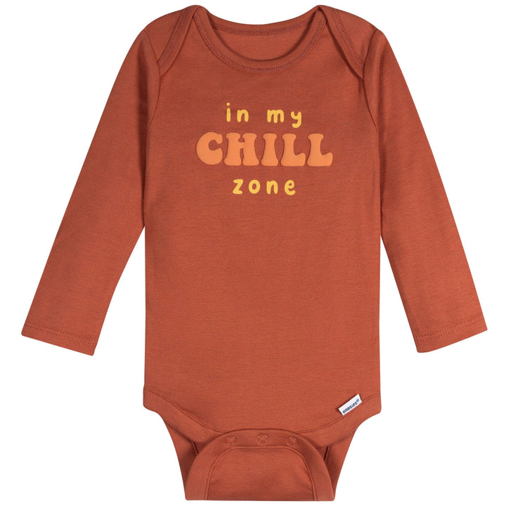 6-Pack Baby Neutral Pretzels Long Sleeve Onesies® Bodysuits