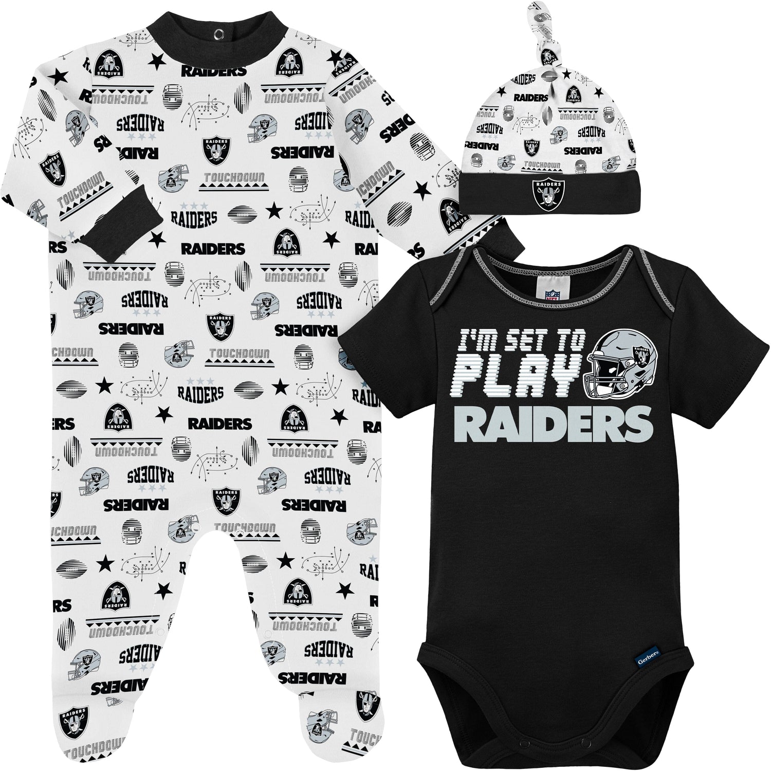 NFL Infant Clothing – Las Vegas Raiders Baby Apparel – babyfans