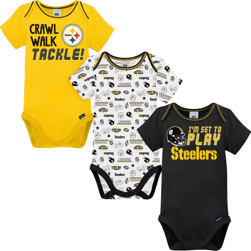 Pittsburgh Steelers Baby Sizes 0M-24M, Newborn, Baby Steelers Gear