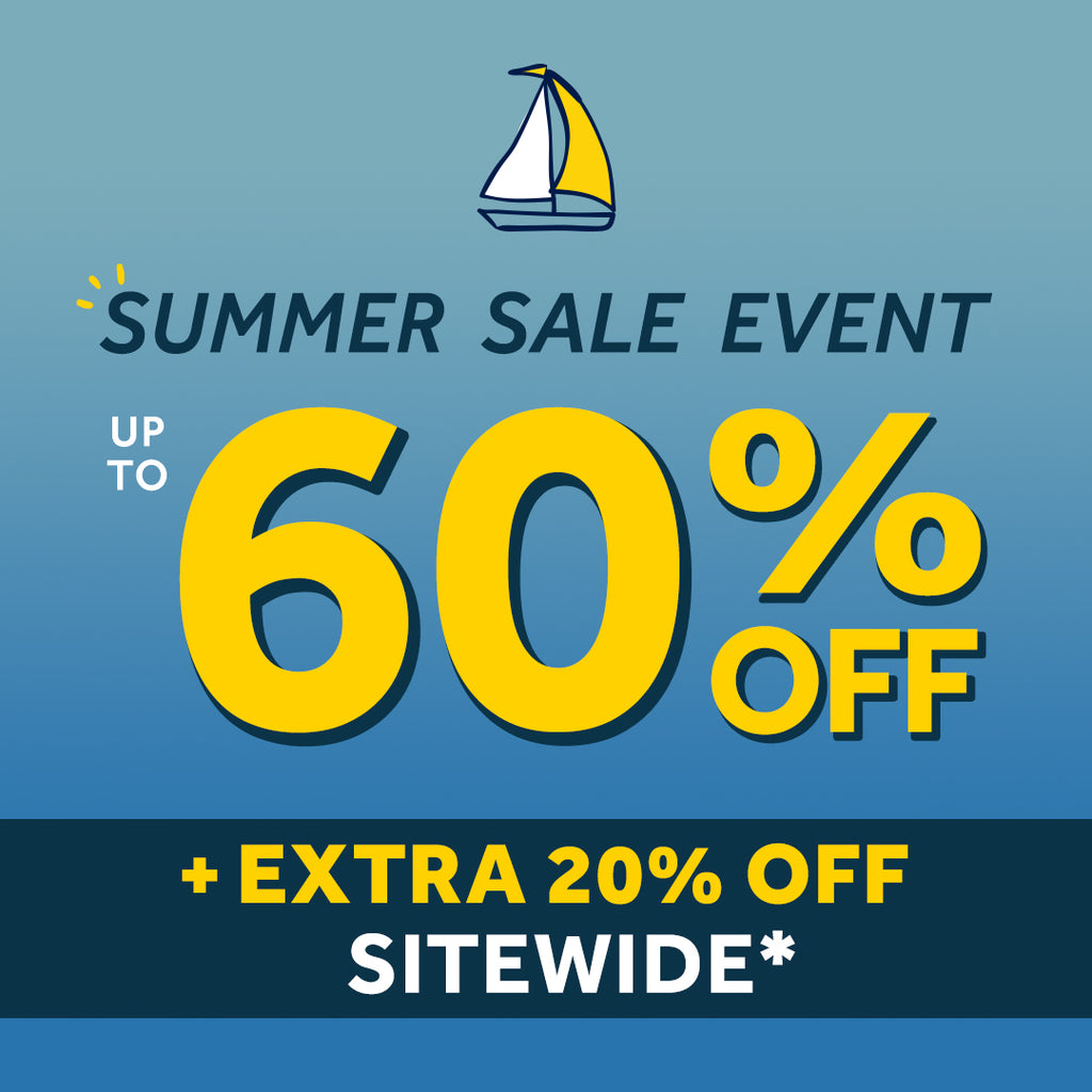 Image of a summer sale event advertisement with text: 