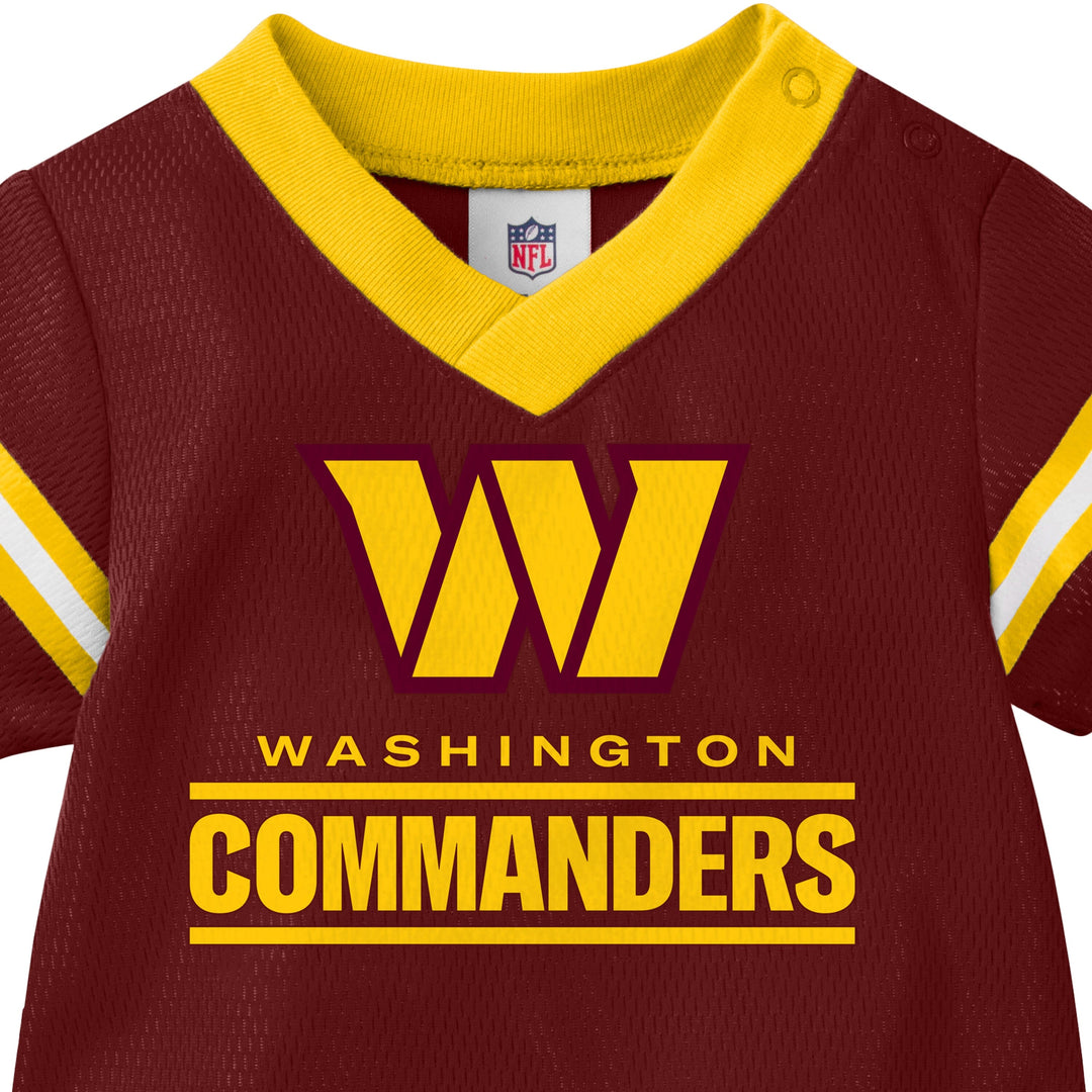 Baby Boys Washington Commanders Short Sleeve Jersey Bodysuit – Gerber  Childrenswear