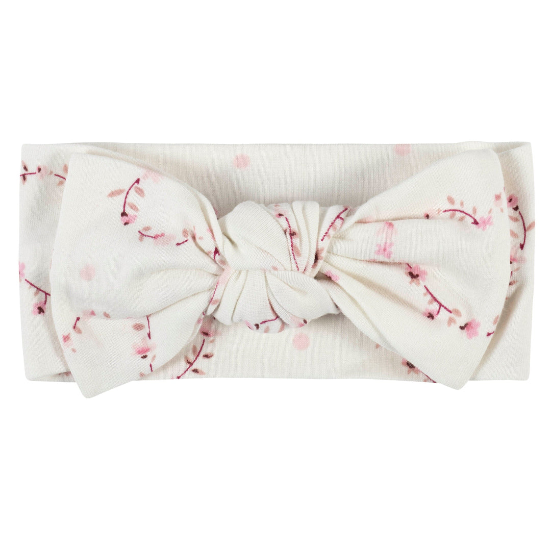 Baby Girls Floral Heart Headband