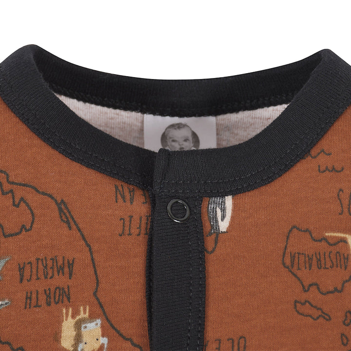 Baby Boys Cactus Organic Coveralls