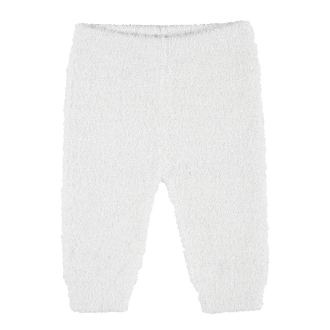 2-Piece Baby Neutral Ivory Knit Top & Pants Set