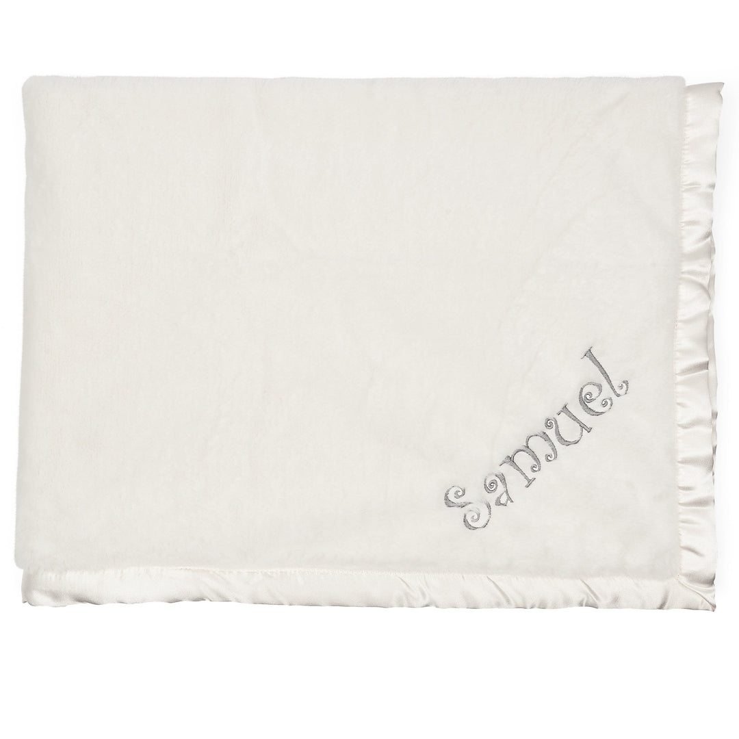 Embroidered Neutral Ivory Plush Blanket – Gerber Childrenswear