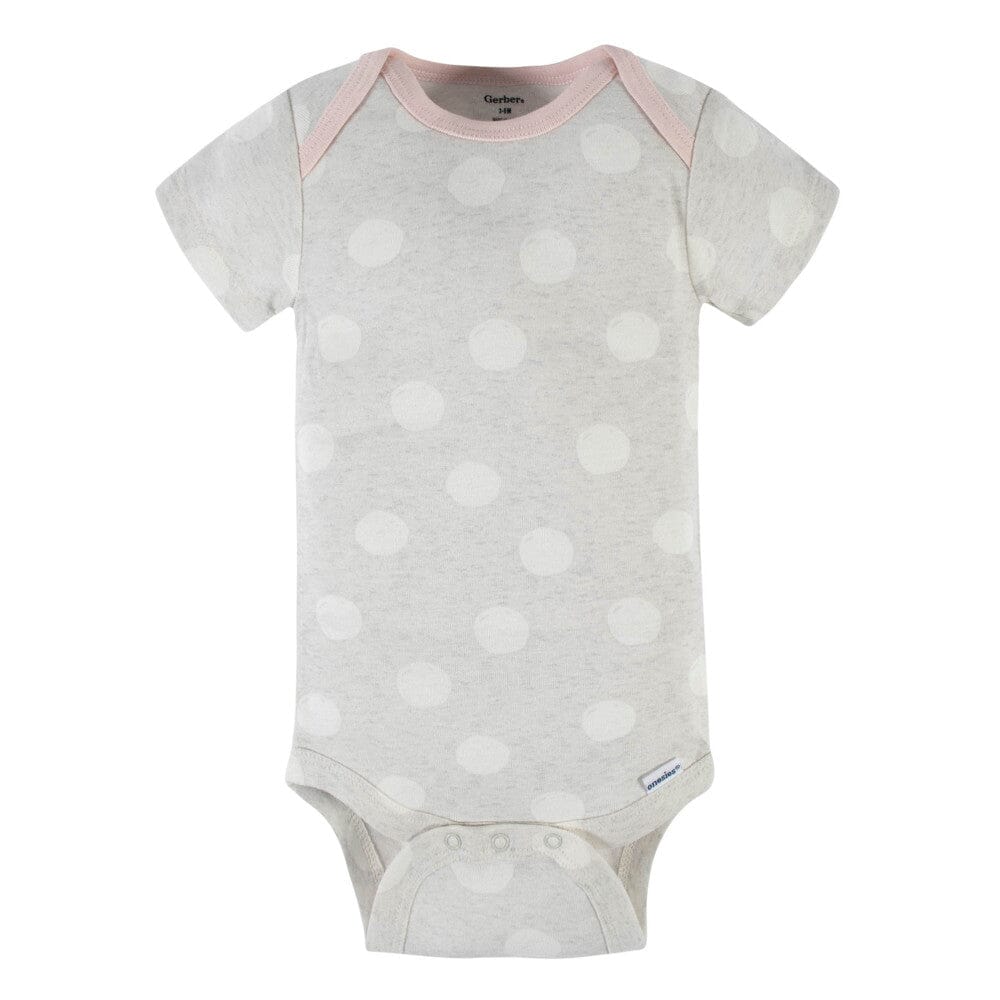 5-Pack Baby Girls Lots Of Love Short Sleeve Onesies® Bodysuits – Gerber  Childrenswear