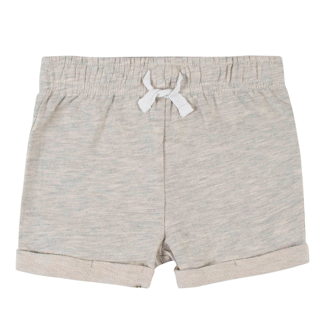 2-Pack Baby Boys Grey Stripe Shorts