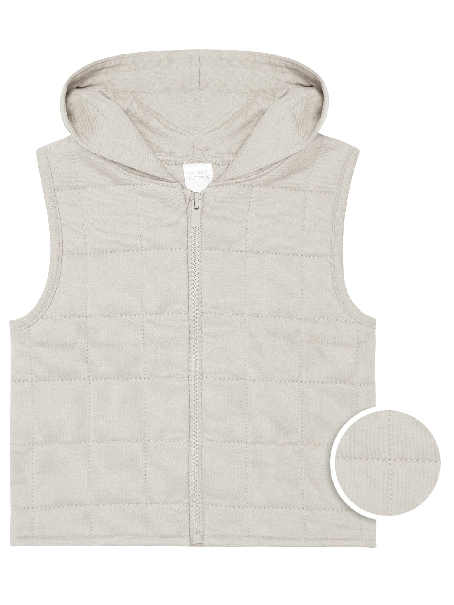 Infant & Toddler Boys Taupe Quilted Hooded Vest – Gerber Childrenswear