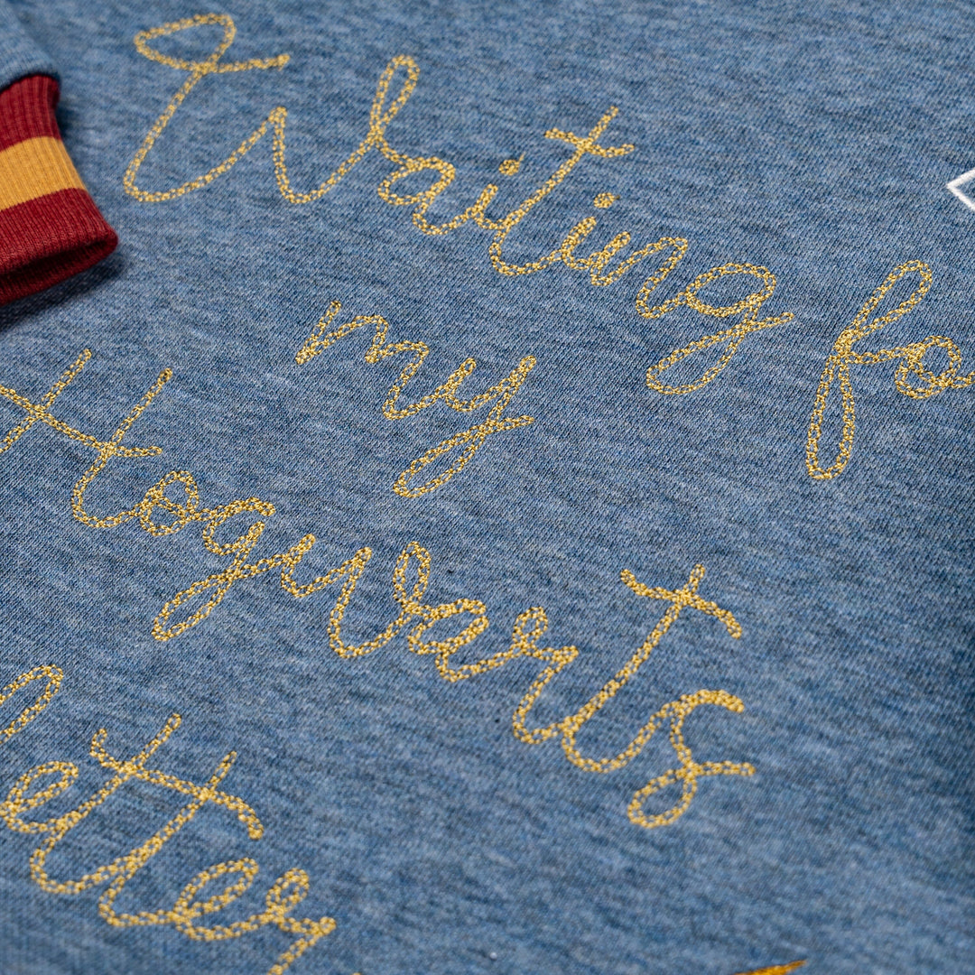 Infant and Toddler Neutral Blue Heather Harry Potter Sweatshirt