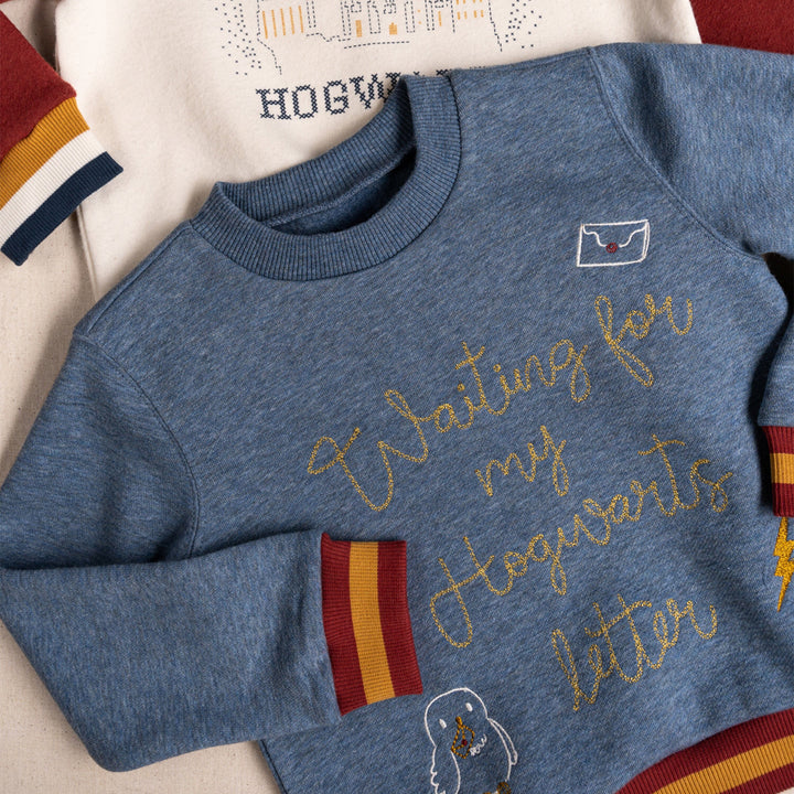 Infant and Toddler Neutral Blue Heather Sweatshirt