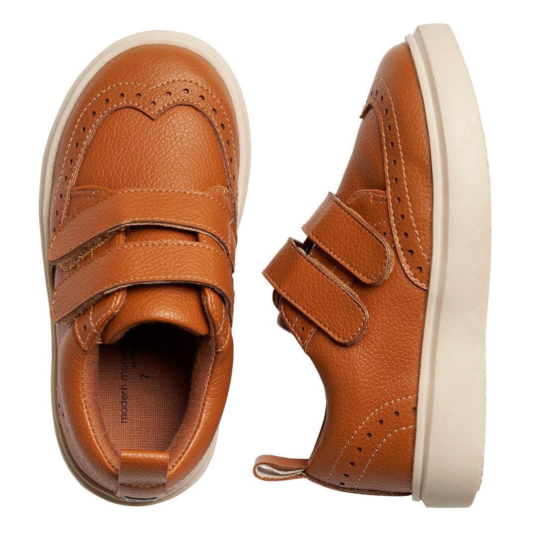 Toddler Boys Brown Wingtip Sneaker