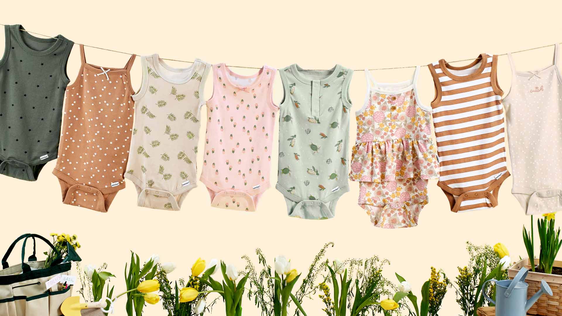 Carter's neutral hot sale baby clothes