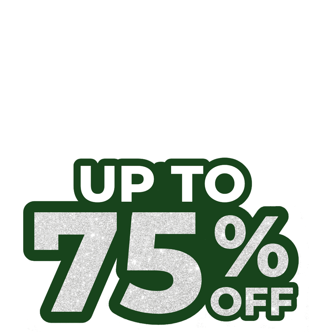 Up To 75% Off