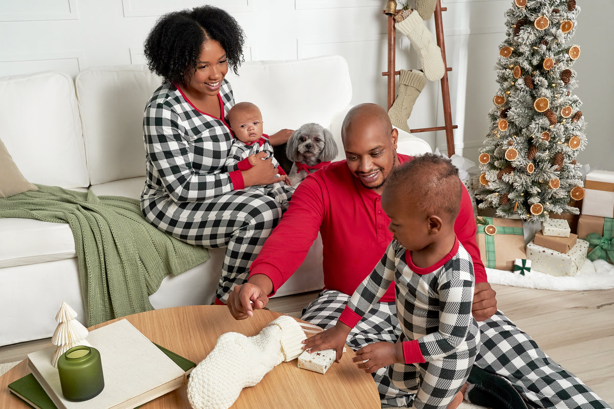 Family Football Pajamas Make Game Day at Home THE Best!