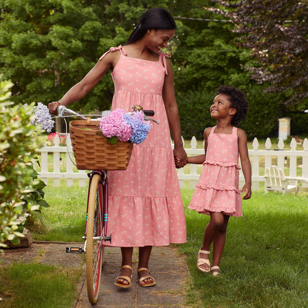 Infant & Toddler Girls Pink Raspberries Gauze Dress