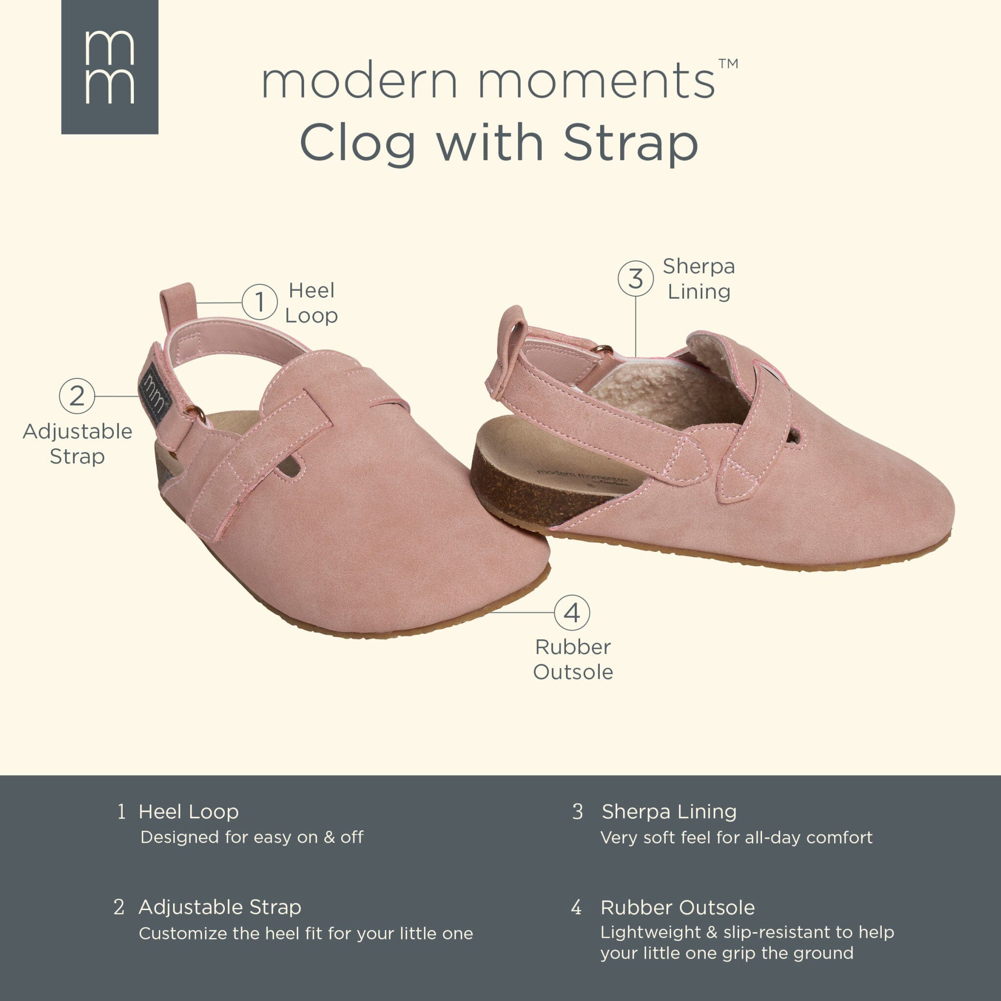 Pink clogs with leather band and 9 cm heel - shops FROM 37 to 46 - GL201 ROSA