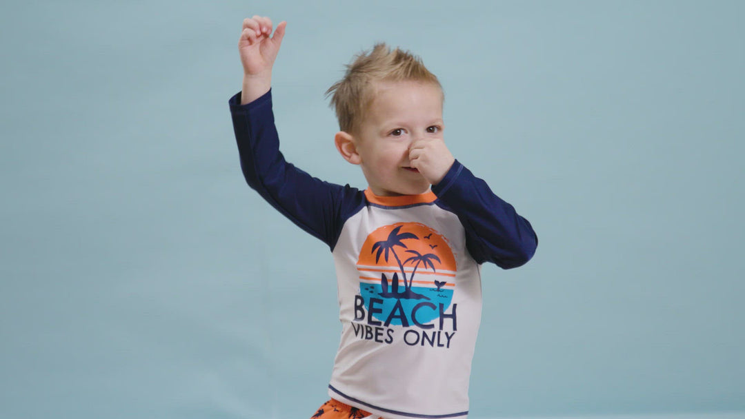 2-Piece Baby & Toddler Boys Shark Zone Rash Guard & Swim Trunks Set –  Gerber Childrenswear