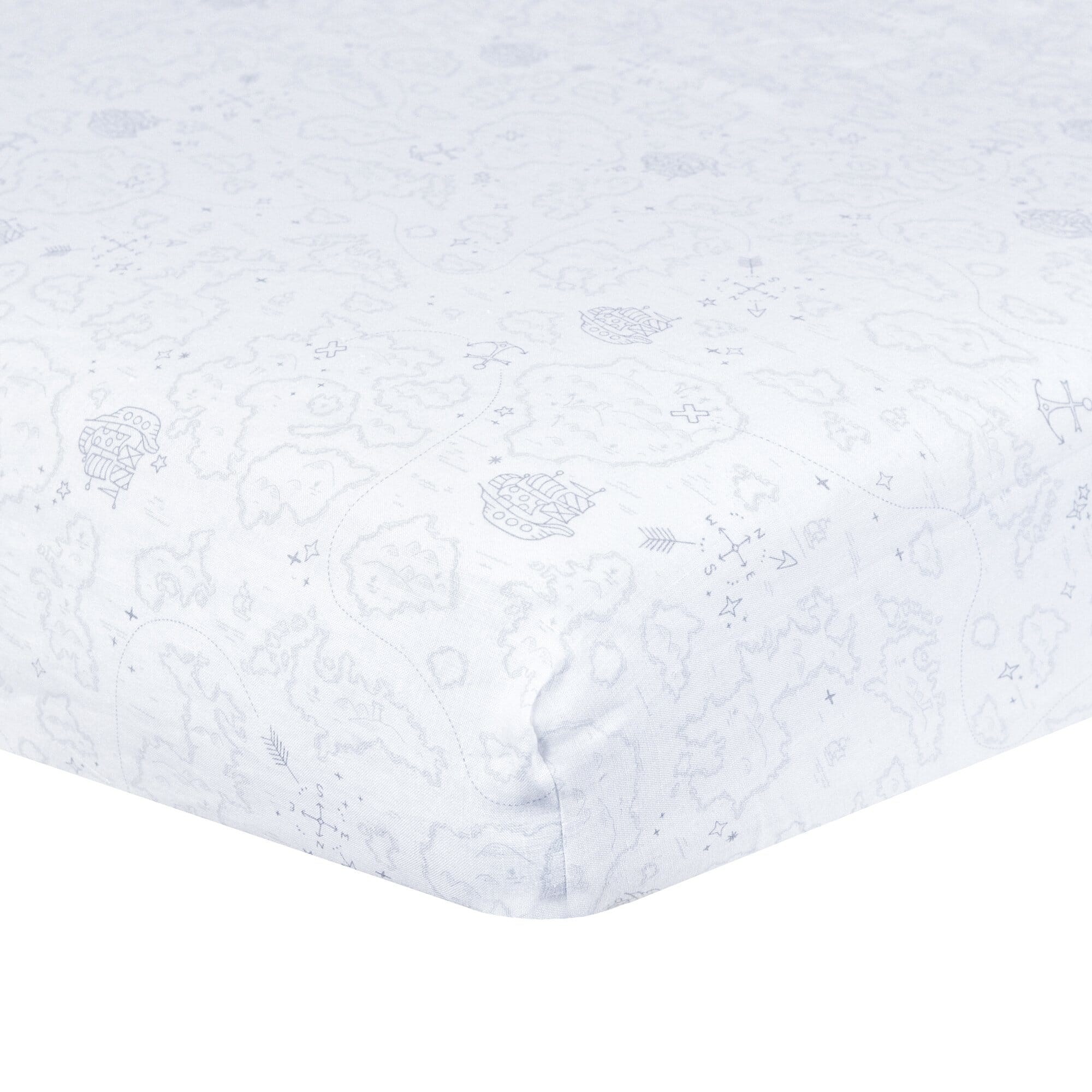 Keepsake Woven Crib Sheet - Sail Away Print – Gerber Childrenswear