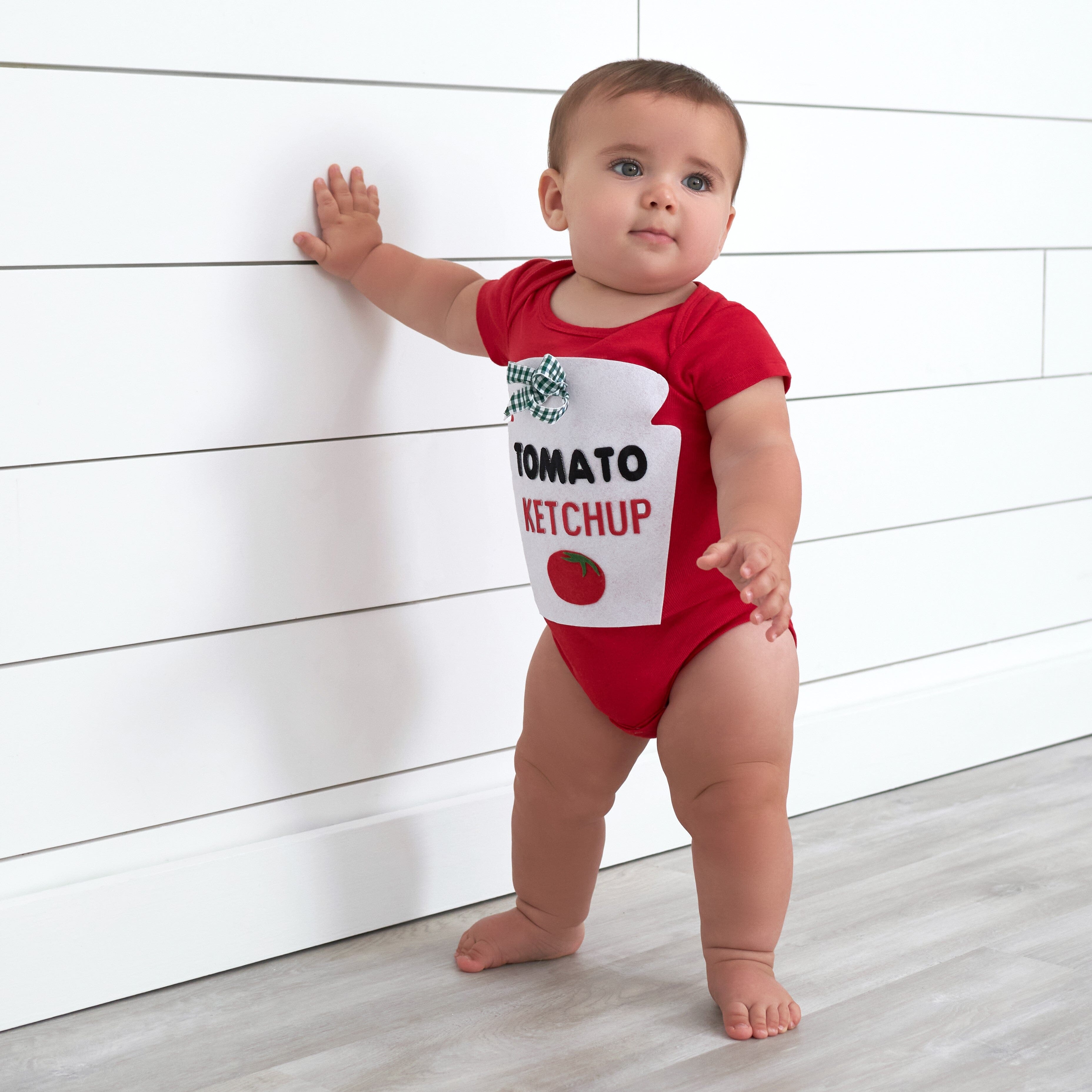 Red baby deals onesie