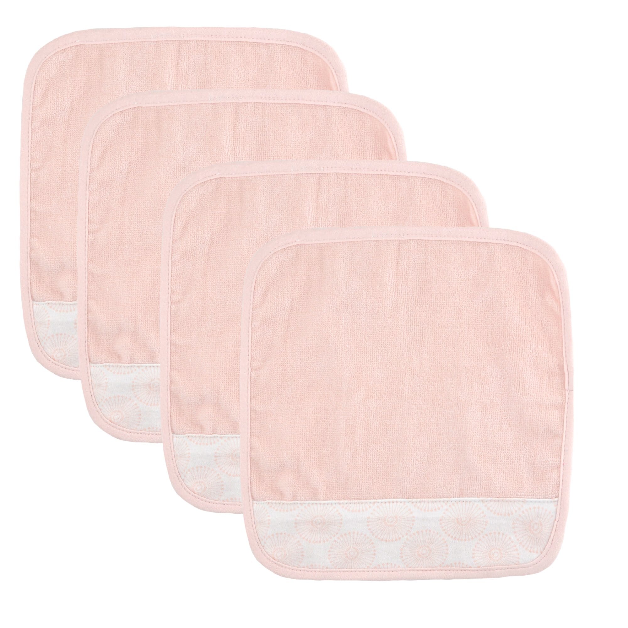 Keepsake Pink Floral Bloom Washcloth Set - 4 Pack – Gerber Childrenswear
