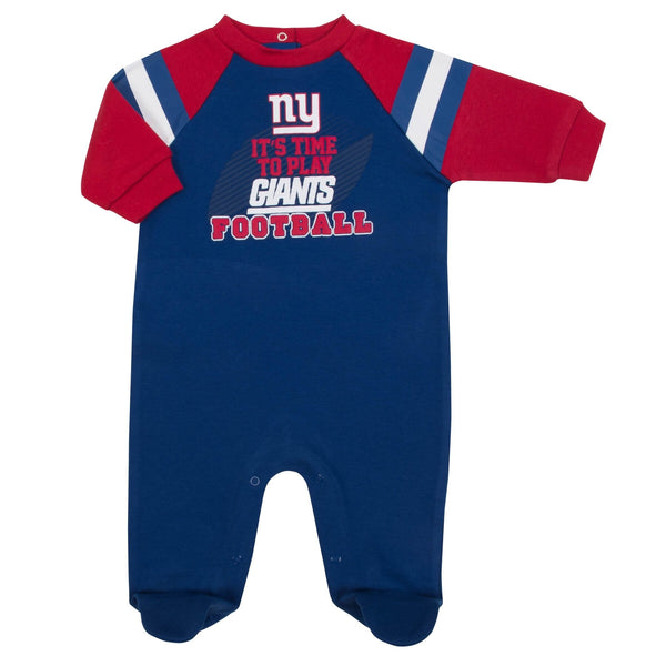 Newborn & Infant Royal/Gray New York Giants Game Nap Teddy