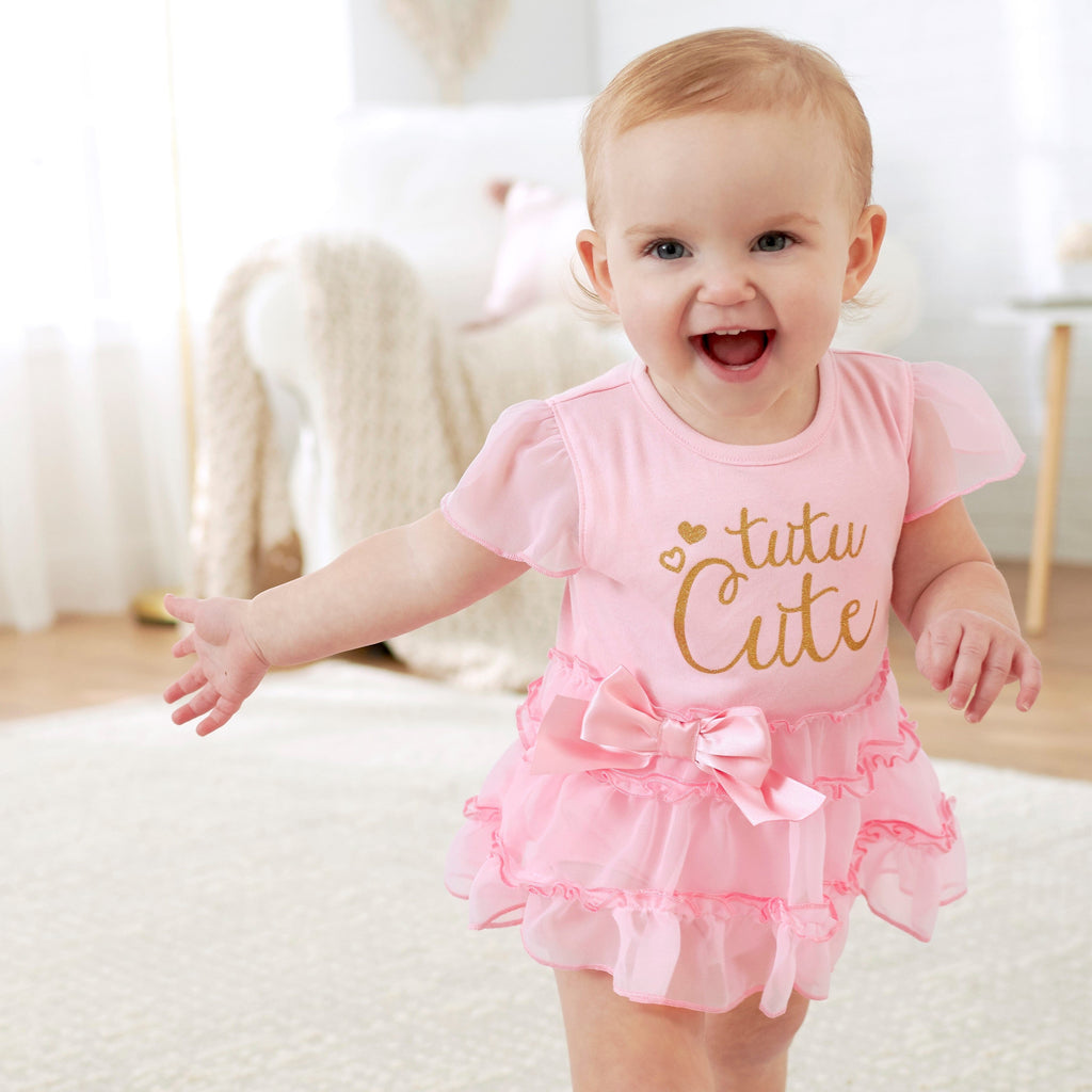 Gerber baby-girls Bodysuit with Tutu Skirt