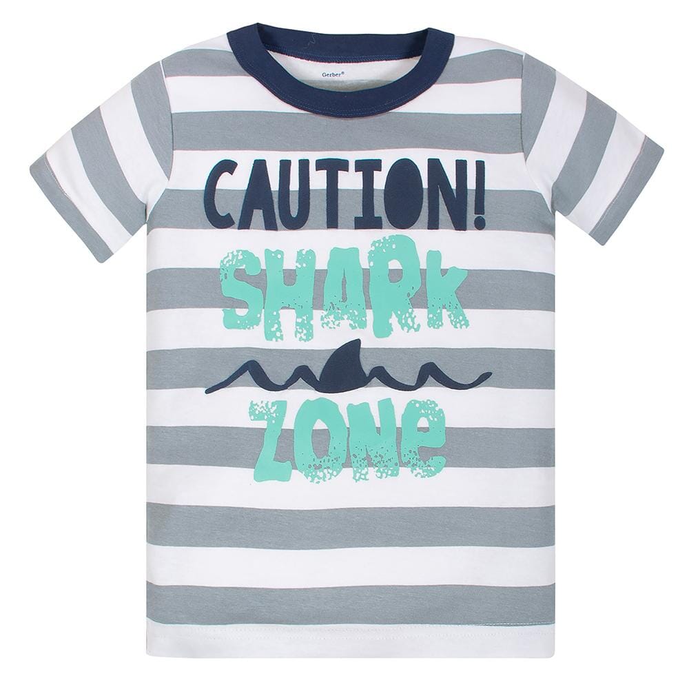 4-Piece Toddler Boys Shark Shirts, Shorts & Pants Set – Gerber ...