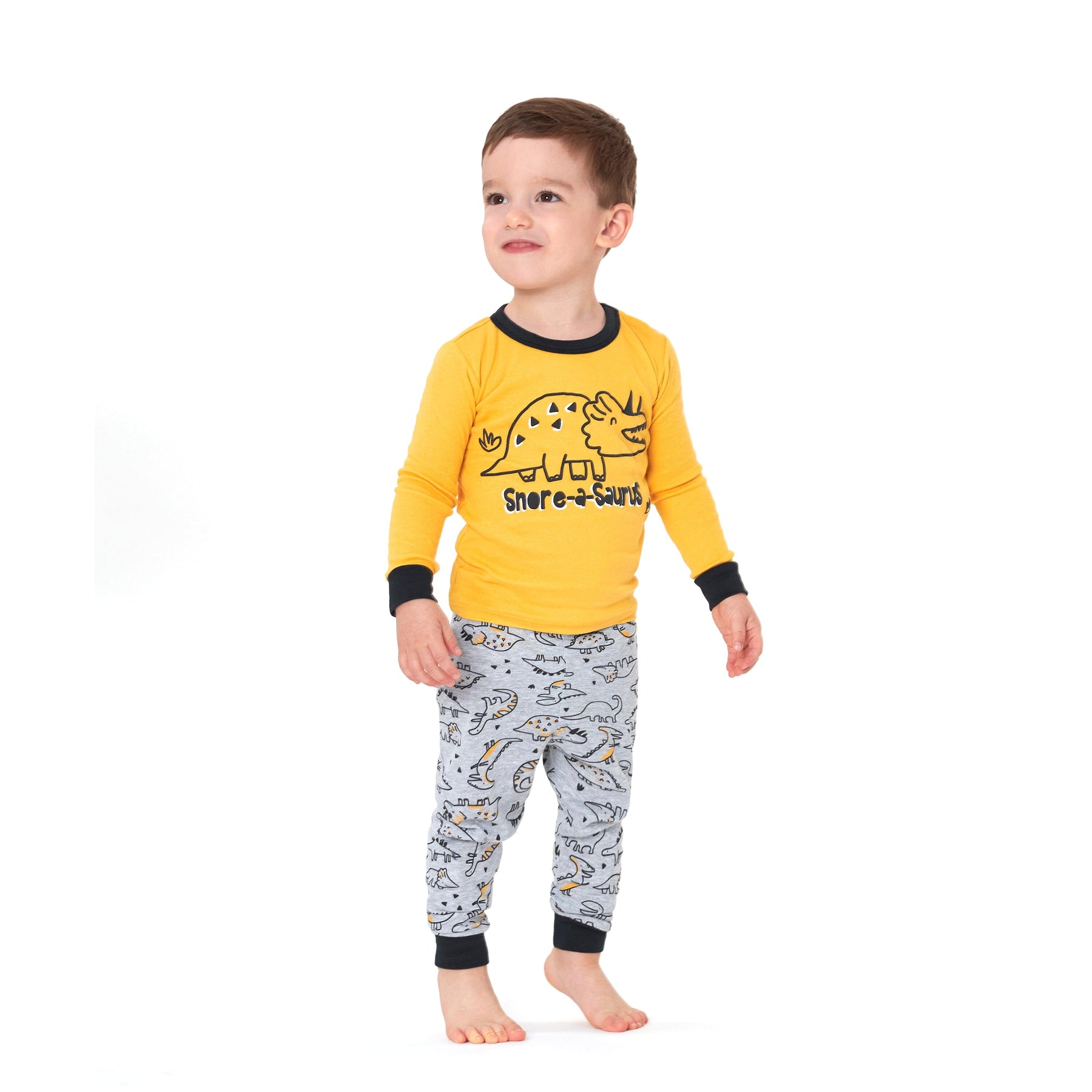 4-Piece Infant & Toddler Boys Dino Snug Fit Cotton Pajamas – Gerber  Childrenswear