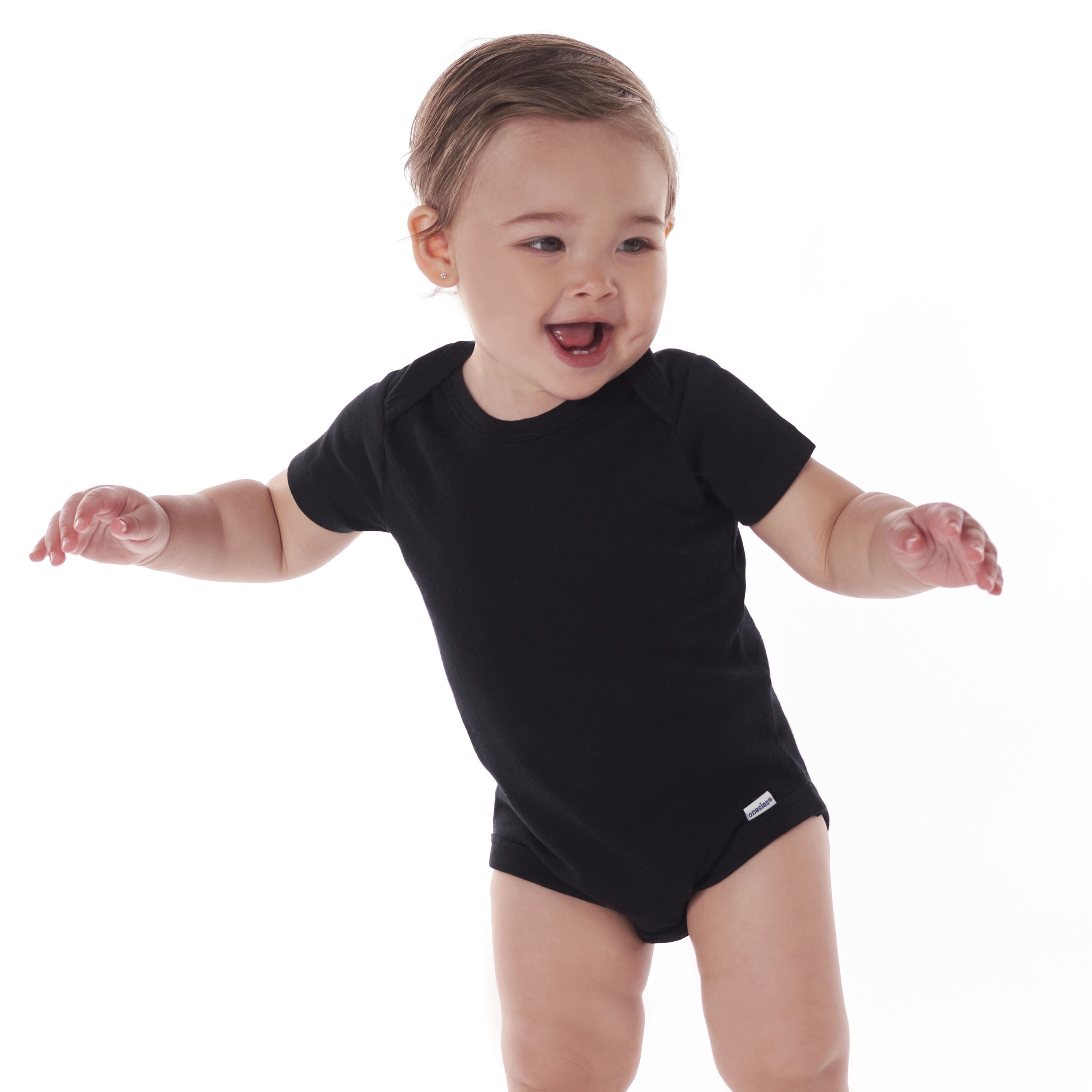 Baby boy best sale black onesie