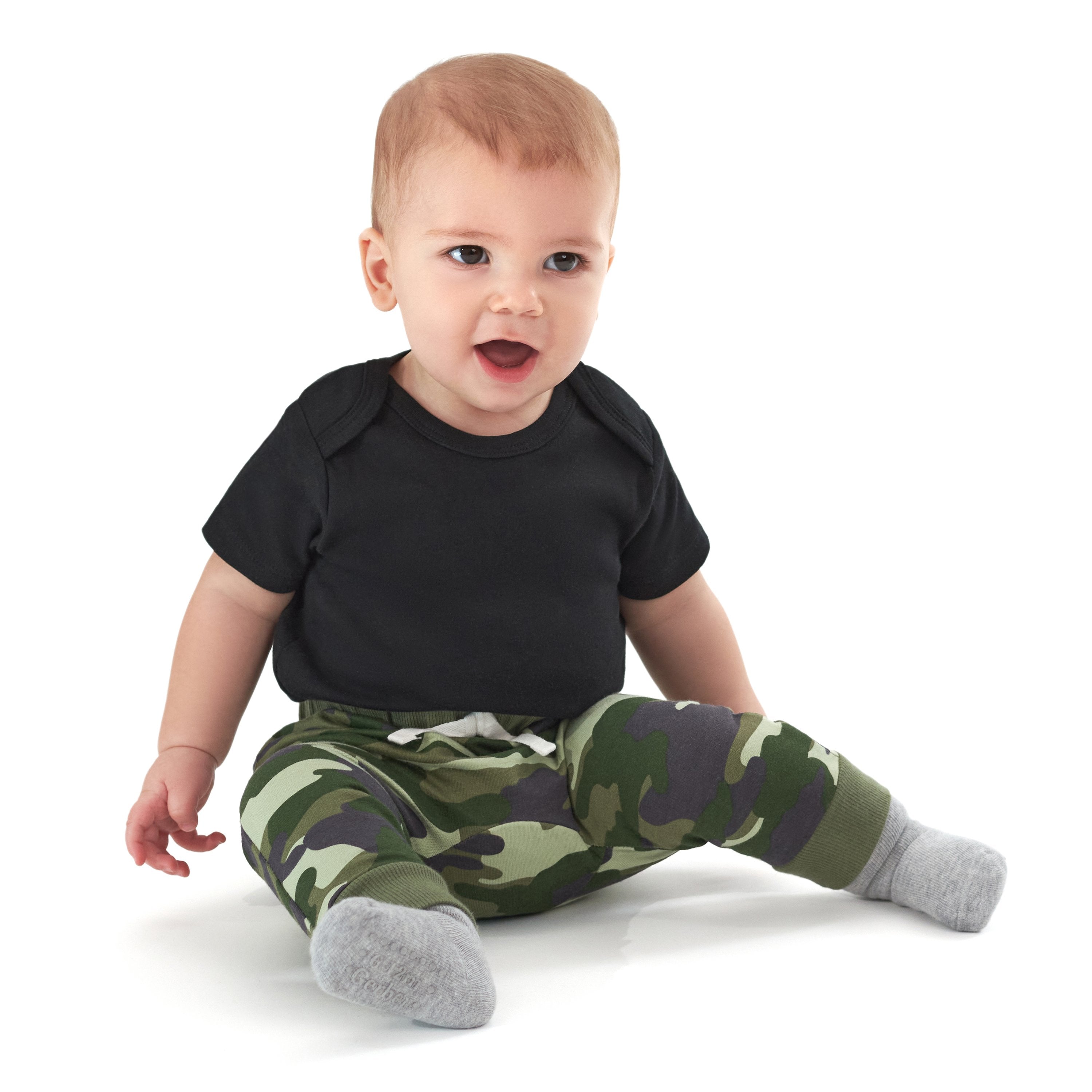 3 Pack Baby Toddler Boys Camo Premium Jogger Gerber Childrenswear